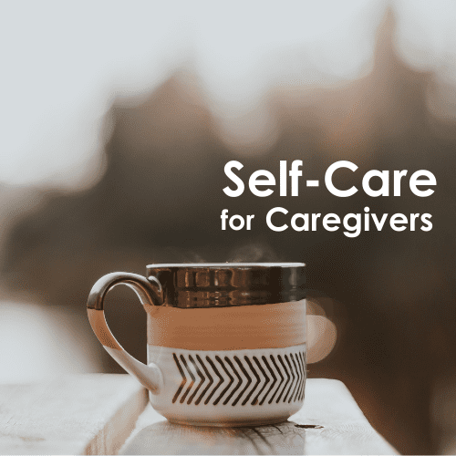 cup of coffee - self-care for caregivers