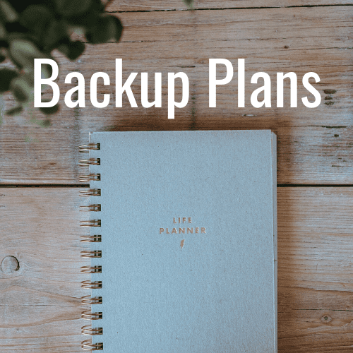Notebook - The Importance of a Backup Plan for Caregivers