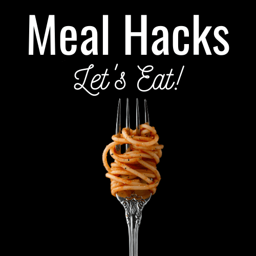 spaghetti on a fortk - meal hacks - Let's eat!